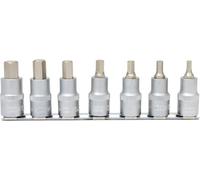 KS Tools Jeu de douilles 911.1320 1/2" 6 pans mâles 55 mm 7 pièces
