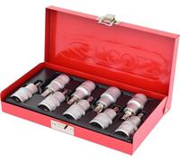 KS Tools 911.1385 Jeu de douilles tournevis en coffret 1/2'' | Jeu de douilles tournevis 1/2'' TORX, 9 pcs., T20-T60, outillage professionnel, chrome vanadium