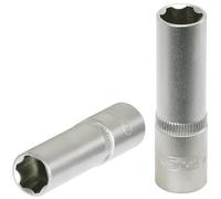 KS Tools 911.1426 Douille longue F6 1/4'' 6 mm CHROMEmat | Douille SUPERLOCK 1/4'' , longue, 6mm, chrome vanadium, résistant