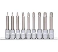 KS Tools 911.1630 Jeu de douilles tournevis Ribe percé 1/2" 110 mm 9 pièces