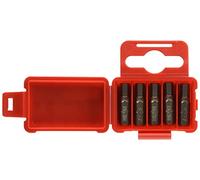 KS Tools 911.2262 - Boîte de 5 Embouts de Vissage 6 pans, L.25 mm - 1/4'' - 5 mm - En Acier Spécial