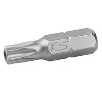 KS Tools 911.2273 - Embout de Vissage KS TORX percé 7 - Entraînement 6.35 mm, L.25mm - En Acier Spécial