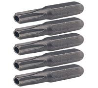 KS Tools 911.2289 - Boîte de 5 Embouts de Vissage TORX® percé, L.25 mm - 1/4'' - T20 - En Acier Spécial