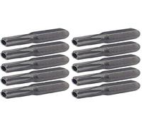 KS Tools 911.2298 - Boîte de 5 Embouts de Vissage TORX® percé, L.25 mm - 1/4'' - T30 - En Acier Spécial (Lot de 2)