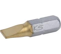 'KS Tools 9112634 1/4 embouts TIN fente, 25 mm, 8 mm