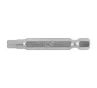 KS Tools Boîte d'embouts de vissage 911.2810 – 6 pans 3 mm × 50 mm – 1/4" – 5 pièces – Acier spécial