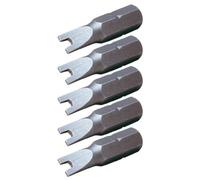 KS Tools Embouts de vissage SPANNER® 911.2917 – L.25 mm, 1/4'', 8 mm, Acier spécial – Boîte de 5
