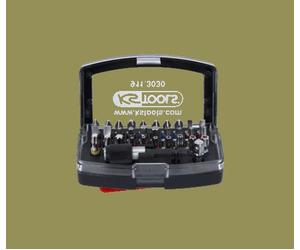 KS TOOLS 911.3030 Kit, caisse / encastrement-tournevis (bits)