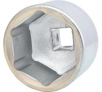 KS Tools 911.3409 - Douille 6 pans - 3/4'' - 55 mm - Version courte - Chrome Vanadium - Finition satinée