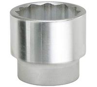 KS Tools 911.3519 - Douille 12 pans 3/4" - 3/4'' - Version courte - Chrome Vanadium - Finition chromée satinée