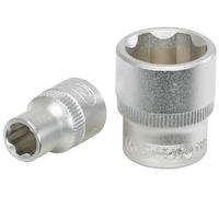 KS Tools 911.3811 Douille F6 3/8" 11 mm CHROMEmat | Douille F6 - 3/8 - 11 mm - CHROMEmat, chrome vanadium, résistant