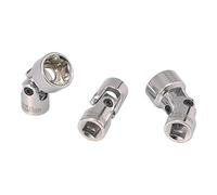 KS Tools 911.3841 3/8" CHROMEplus Douille hexagonale articulée, 10mm | Douille articulée 3/8'' 6 pans CHROMEplus, 10mm, chrome vanadium, résistant