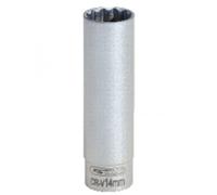 KS Tools 911.3991 - Douille à bougie spéciale 3/8" à parois fines, 14 mm - En Chrome Vanadium - Finition satinée