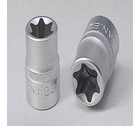 KS Tools 911.4316-E Douille TORX 1/4" KS, E7, sur support | Douille 1/4'' TORX E, E7 - sur carte, chrome vanadium, résistant