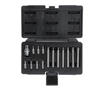 KS TOOLS 911.5020 Coffret de 15 Embout de vissages TORX 1/2'', T20 à T55