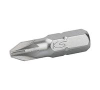 KS Tools 911.5124 - Embout de Vissage POZIDRIV®, L.30 mm - 5/16'' - PZ4 - En Acier Nickelé