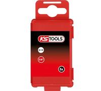 KS Tools Boîte de 5 embouts de vissage SPANNER® 911.7726, L.75 mm, 1/4'' 10 mm, acier spécial