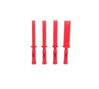 KS TOOLS Jeu de burins plats PVC souple, 4 pcs, 19-38mm