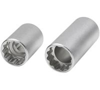 KS Tools 9111295 Jeu de douilles pour porte-moteur pour VAG, extra-court, 2 pièces