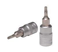 KS Tools 9111707 Douille hexagonale, étoile 5 avec trou frontale, TS40, 1/4 "