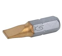 'KS Tools 9112634 1/4 embouts TIN fente, 25 mm, 8 mm