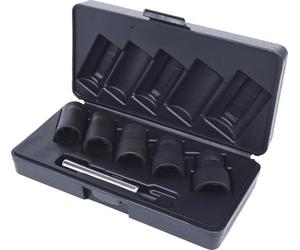KS Tools 913.1240 - Coffret de douilles à chocs spéciales 1/2" - En Chrome Molybdène - Tiges d'extraction incluses - 6 pièces