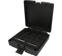 KS Tools - Coffret de douilles à chocs 913.1460 - vis/écrous abîmés 6-27 mm 1/4''+1/2'' - 15 pièces