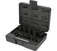 KS Tools 913.3855 - Coffret de douilles à chocs spéciales 3/8'' - 10 à 19 mm - En Chrome Molybdène - 10 pièces