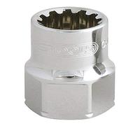 KS Tools 916.4062 - Douille traversante 1/2", 12mm - Gamme TRIPLEplus® - Entraînement 19mm mâle - En Chrome Vanadium - Finition chromée