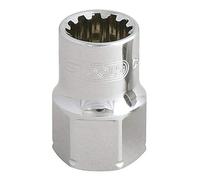 KS Tools 916.4063 - Douille traversante 1/2", 13 mm - Gamme TRIPLEplus® - Entraînement 19mm mâle - En Chrome Vanadium - Finition chromée