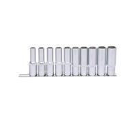 KS Tools Jeu de douilles 917.0615 1/2" – 6 pans longues, 10 pièces (10–19 mm)