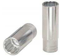 KS Tools 917.1264 Douille longue - 12 pans - 1/2" - 14 mm - CHROMEmat