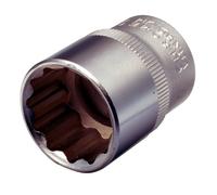 KS Tools 917.1367 Douille courte - 12 pans - 1/2" - 33 mm - CHROMEmat