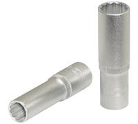 KS Tools 917.1572 douille 12 pans 1/4" longue 7/16 | Douille ULTIMATE® 1/4'' 12 pans longue, 7/16'', chrome vanadium, résistant