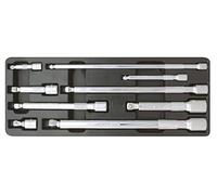 KS TOOLS 918.0009 Jeu de Rallonges Articulées 1/4'' 3/8'' 1/2'' 9 Pcs Couleur