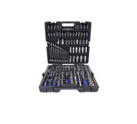 KS Tools Coffret douilles 918.0216 – 1/4", 3/8", 1/2" avec clé à cliquet Chrome vanadium 216 pcs