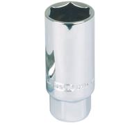 KS Tools 918.1392 - Douille à bougies 6 pans 1/2" - 13/16" - Version longue - Gamme CHROMEplus - En Chrome Vanadium - Finition satinée
