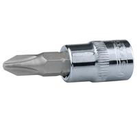 KS Tools 918.1436 Douille tournevis PH3 Longueur 37 mm CHROMEplus | Douille tournevis CHROMEplus 1/4'' PH 3, L.37 mm, chrome vanadium, résistant