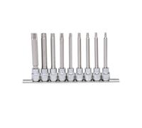 KS Tools - Jeu de douilles Torx 3/8" CHROMEplus longues 9 pièces T20-T60 (918.1550)