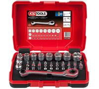 KS Tools Coffret de douilles et d'embouts de visage 1/4" + 11 mm, 31-pcs. Quantité:1