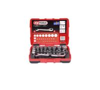 KS Tools Coffret douilles traversantes 1/4 918.3050 – 5–14 mm, ultra compact, cliquet 15°, 31 pièces