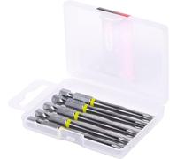 KS Tools 918.3576 - Boîte de 5 Embouts de Vissage à Code Couleur TORSIONpower®, L. 75 mm - 1/4'' - TORX®, T30