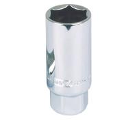 KS Tools 918.3805 - Douille bougie 3/8" - 18 mm - Gamme CHROMEplus - En Chrome Vanadium - Finition chromée