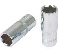 KS Tools Douille longue 6 pans CHROMEplus 3/8" 22 mm