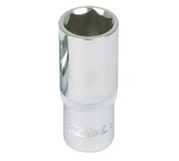 KS Tools 918.3928 - Douille longue 3/8" - 11/16" - Gamme CHROMEplus - En Chrome Vanadium - Finition chromée