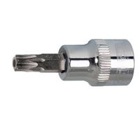 KS Tools Douille tournevis 3/8" 918.3940 TORX percé T10, 50 mm, Chrome‑Vanadium – CHROMEplus