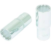 KS Tools 1/2" Douilles 12 pans CHROMEplus, longues, 7/16" Quantité:1