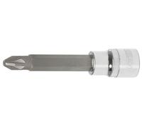 KS Tools 9181758 Chrome Plus Douille hexagonale, lang, PZ4, 1/2 "