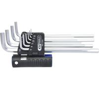 KS Tools 920.2300 6 pans intérieurs Jeu de clés mâles coudées 1.5 mm, 2 mm, 2.5 mm, 5 mm, 6 mm, 7 mm, 8 mm, 10 mm 10 pièces