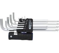 KS Tools 920.2400 6 pans intérieurs Jeu de clés mâles coudées 1.5 mm, 2 mm, 2.5 mm, 3 mm, 4 mm, 5 mm, 6 mm, 7 mm, 8 mm, 10 mm 10 pièces